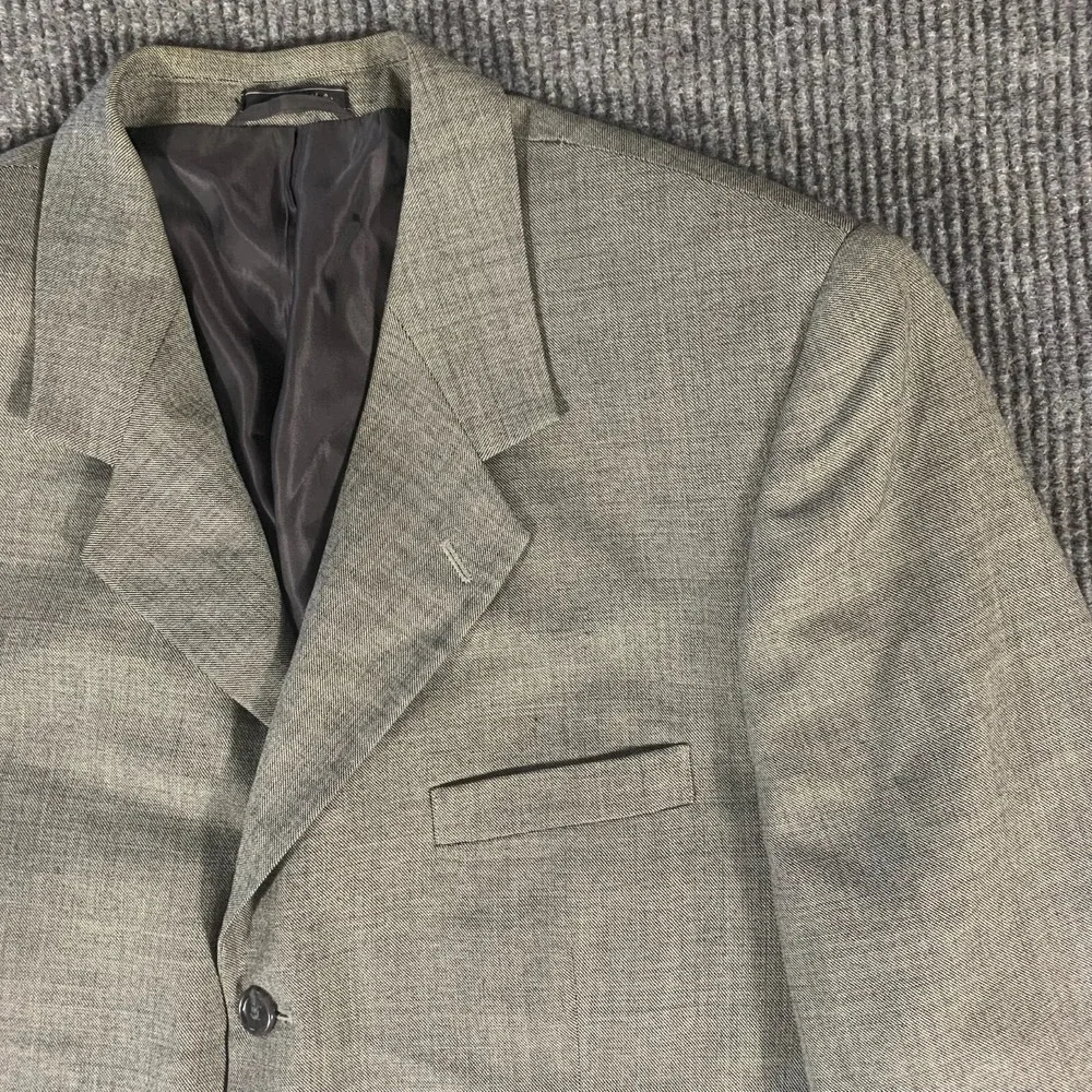 Naldini Blazer Mens 44 Gray Wool Super 120s Sports Coat‎ Italy Wedding Formal